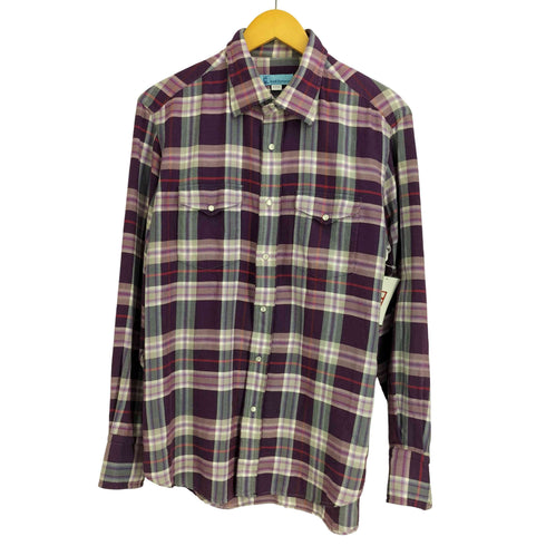 LINEA TRENTANOVE SLIM-FIT イタリア製 ウエスタンシャツ メンズ L