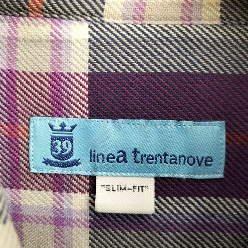 LINEA TRENTANOVE SLIM-FIT イタリア製 ウエスタンシャツ メンズ L
