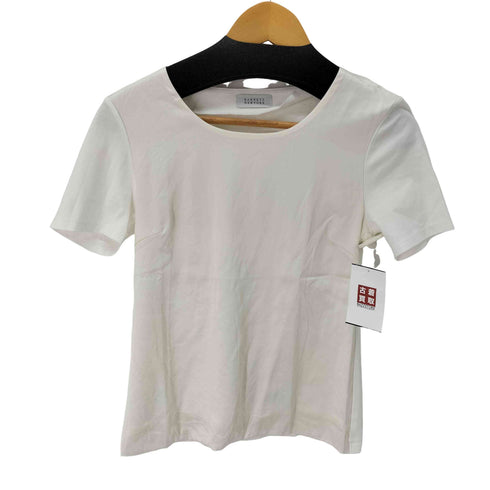 バーニーズニューヨーク BARNEYS NEWYORK 袖切替 シルク S/S Tシャツ レディース JPN:38