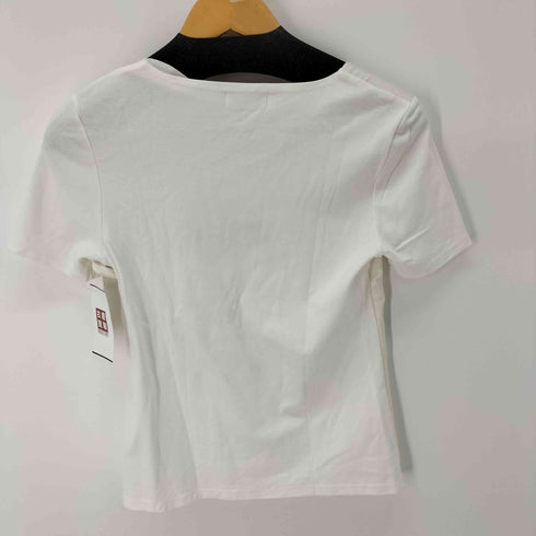 バーニーズニューヨーク BARNEYS NEWYORK 袖切替 シルク S/S Tシャツ レディース JPN:38