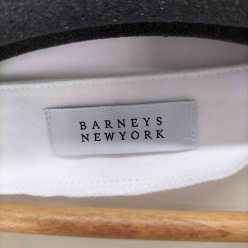 バーニーズニューヨーク BARNEYS NEWYORK 袖切替 シルク S/S Tシャツ レディース JPN:38