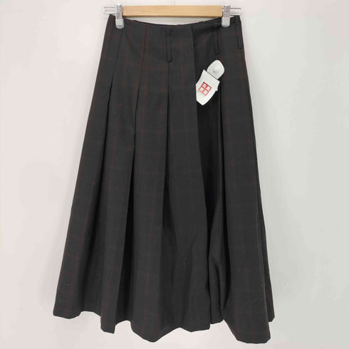 ミラオーウェン Mila Owen 23AW ベルトループデザインプリーツスカート レディース JPN:0
