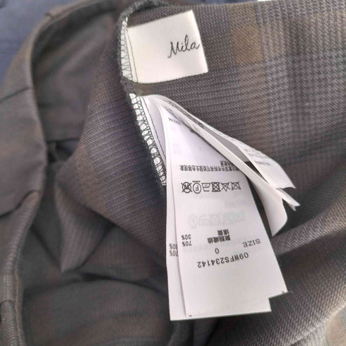 ミラオーウェン Mila Owen 23AW ベルトループデザインプリーツスカート レディース JPN:0