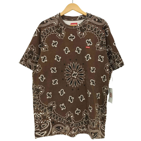シュプリーム Supreme Small Box Tee Bandana Brown スモールボックス バンダナ メンズ import:L