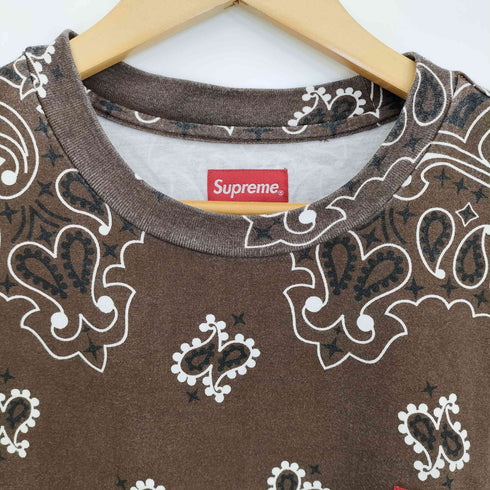 シュプリーム Supreme Small Box Tee Bandana Brown スモールボックス バンダナ メンズ import:L