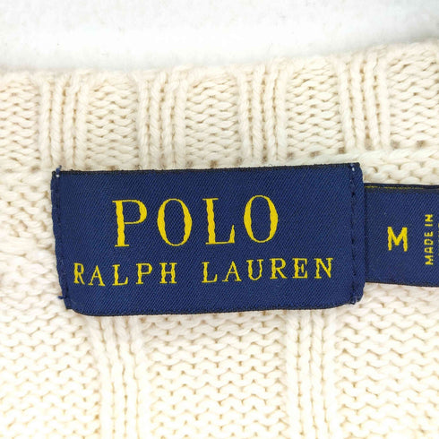 ポロバイラルフローレン Polo by RALPH LAUREN ケーブルニットセーター レディース M
