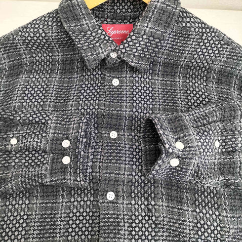 シュプリーム Supreme Basket Weave Plaid Shirt メンズ import:S