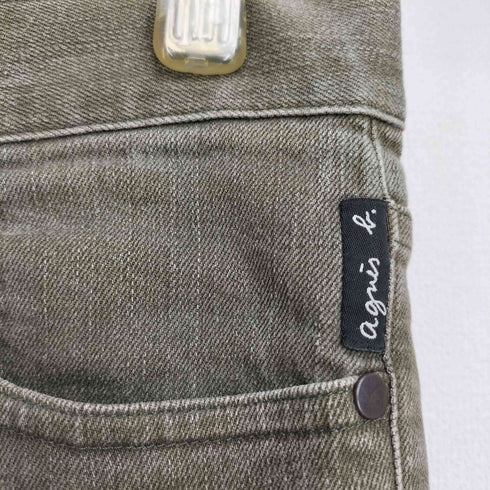 アニエスベーオム Agnes b.homme ウレタン混 ローライズ ストレッチデニム メンズ 36