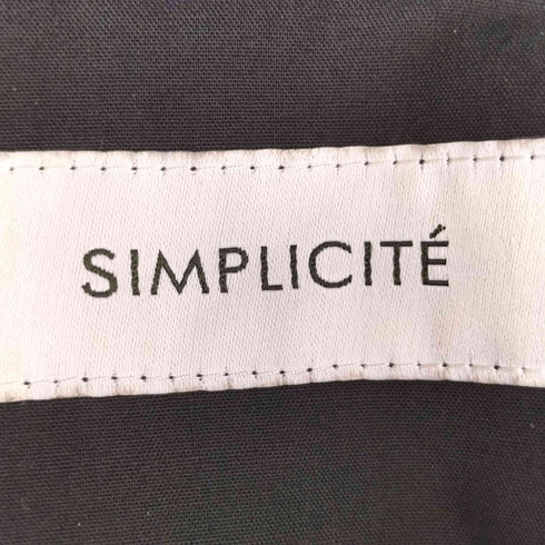 シンプリシテェ SIMPLICITE ワイドストレートパンツ レディース FREE