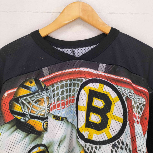 シーシーエム CCM USA製 BOSTON BRUINS ゲームシャツ メンズ L/XL