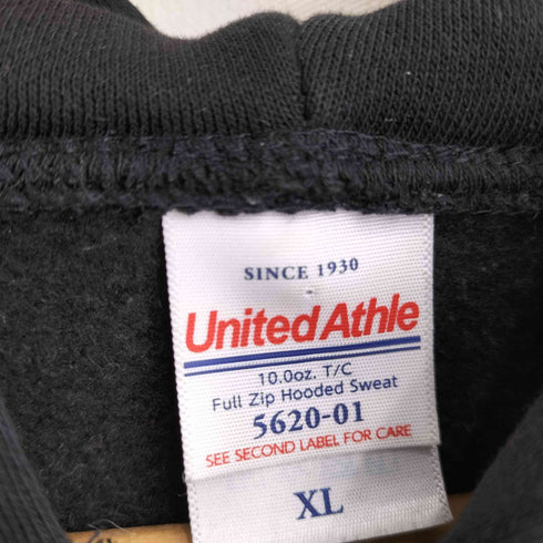 ユナイテッドアスレ UNITED ATHLE 10.0oz フルジップフーディー メンズ JPN:XL