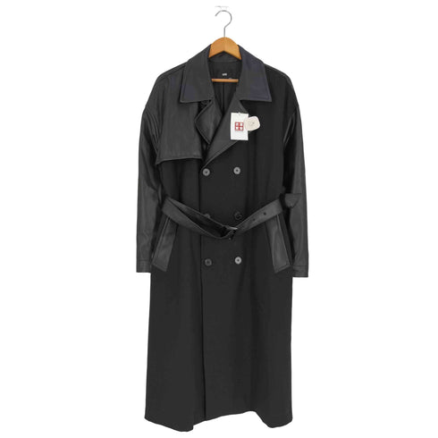 ハレ HARE シンセティックレザーコンビトレンチコート メンズ JPN:S