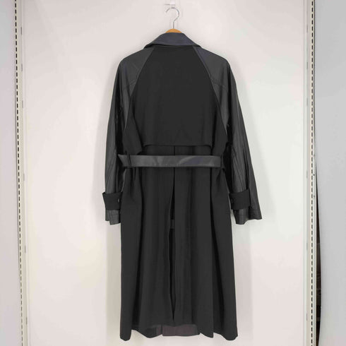 ハレ HARE シンセティックレザーコンビトレンチコート メンズ JPN:S