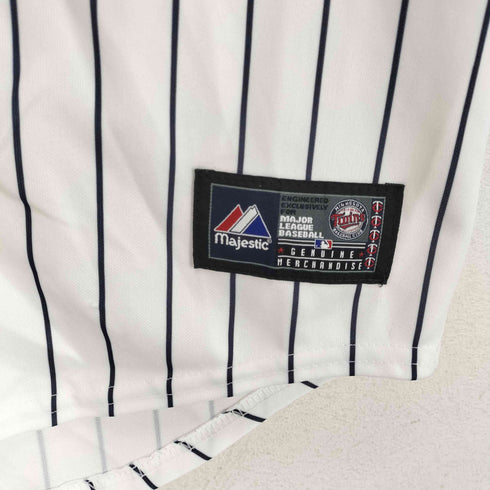 マジェスティック MAJESTIC USA製 TWINS MAUER 7 ベースボールシャツ メンズ JPN:XL