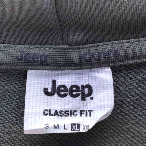 ジープ JEEP ワンポイント刺しゅう フーディ メンズ JPN:XL