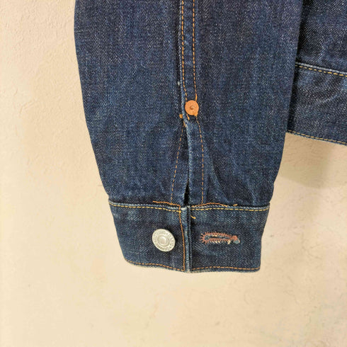 ドゥニーム Denime AUTHENTIC 507 2ndデニムジャケット 濃紺 ハギ付 メンズ 実寸 肩幅43身幅53着丈53