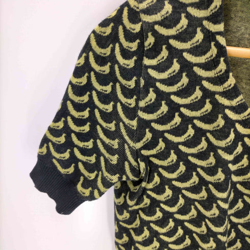 ソニアバイソニアリキエル SONIA by SONIA RYKIEL バナナ柄 コットンニット レディース JPN:M