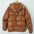 ザラ ZARA エナメルコーティング中綿フーデッドジャケット レディース import:M