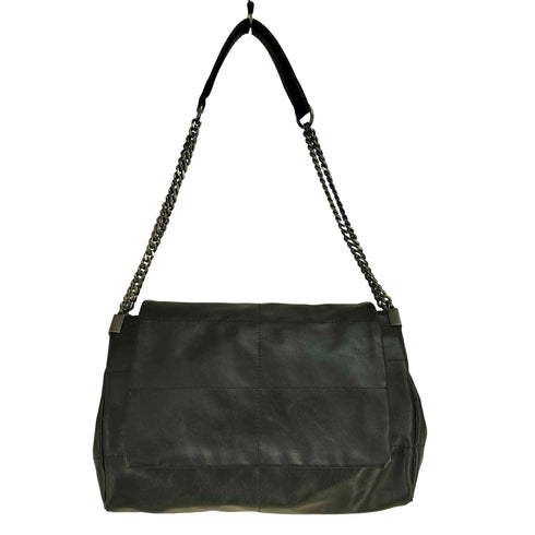 ザラ ZARA ROCK FLAP SHOULDER BAG フラップ ロッカー レザーワンショルダーバック レディース ONE SIZE