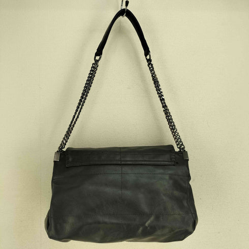 ザラ ZARA ROCK FLAP SHOULDER BAG フラップ ロッカー レザーワンショルダーバック レディース ONE SIZE