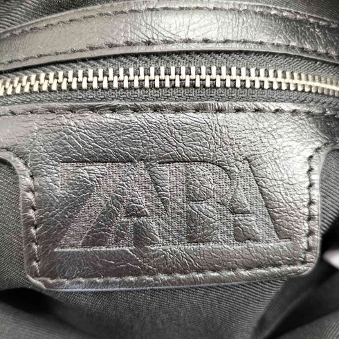 ザラ ZARA ROCK FLAP SHOULDER BAG フラップ ロッカー レザーワンショルダーバック レディース ONE SIZE