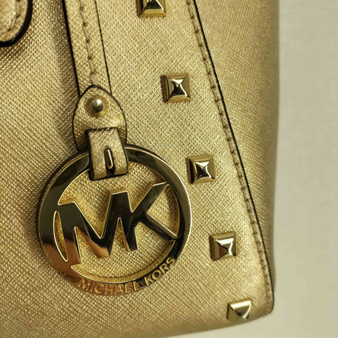 マイケルコース Michael Kors 2WAY スタッズ レザーショルダーハンドバッグ レディース