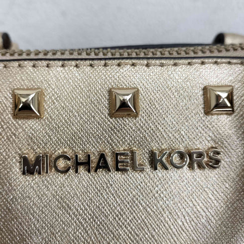 マイケルコース Michael Kors 2WAY スタッズ レザーショルダーハンドバッグ レディース