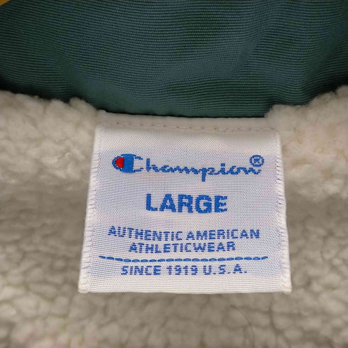 チャンピオン Champion 裏地ボア 刺繍コーチジャケット メンズ JPN:L