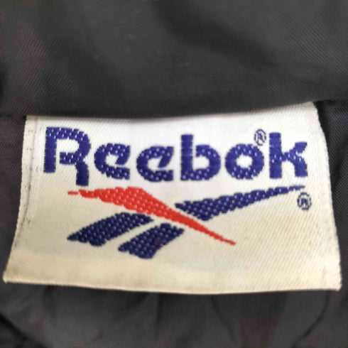 リーボック Reebok ロゴ 刺繍 リップストップ ベクターロゴ ジップ ダウン ジャケット メンズ