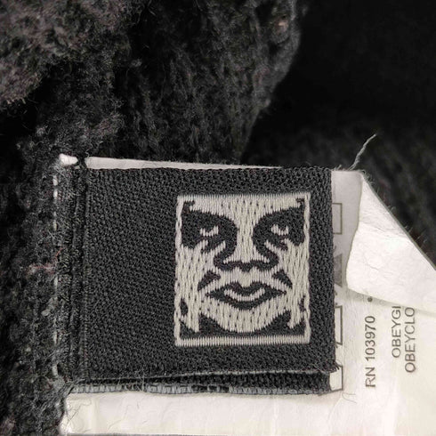 オベイ OBEY ロゴ刺繍ニットキャップ メンズ