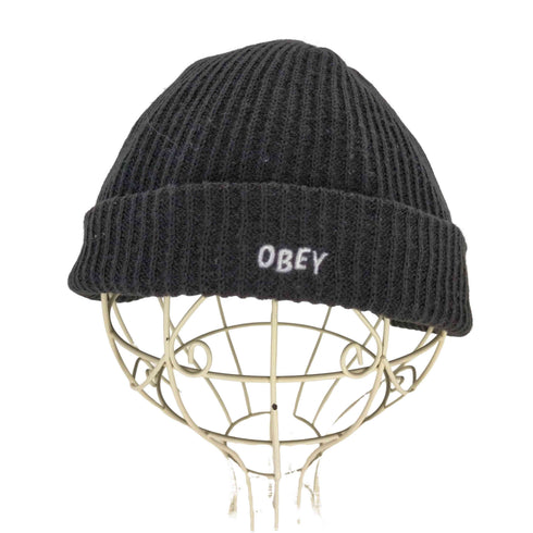 オベイ OBEY ロゴ刺繍ニットキャップ メンズ