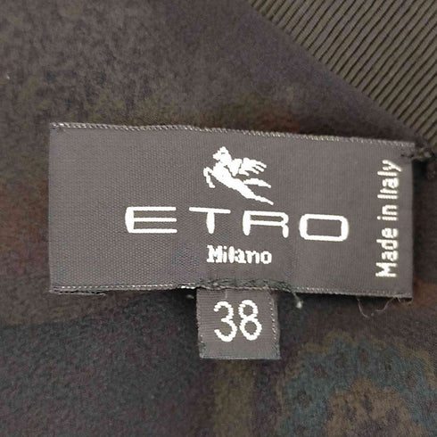 エトロ ETRO 総柄 シルクスカート レディース 38