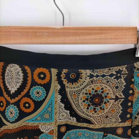 エトロ ETRO 総柄 シルクスカート レディース 38