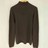 バナナリパブリック BANANA REPUBLIC MERINO EXTRA FINE WOOL メリノ ウール エルボー 切替 2WAY ネック L/S ポロ シャツ メンズ import:M