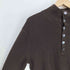 バナナリパブリック BANANA REPUBLIC MERINO EXTRA FINE WOOL メリノ ウール エルボー 切替 2WAY ネック L/S ポロ シャツ メンズ import:M