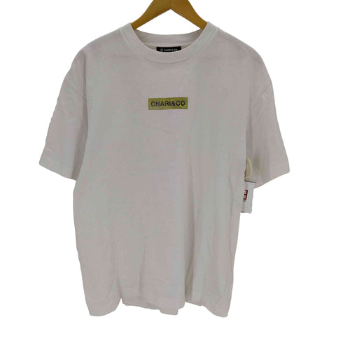 チャリアンドコー chari&co ロゴプリントクルーネックTシャツ メンズ
