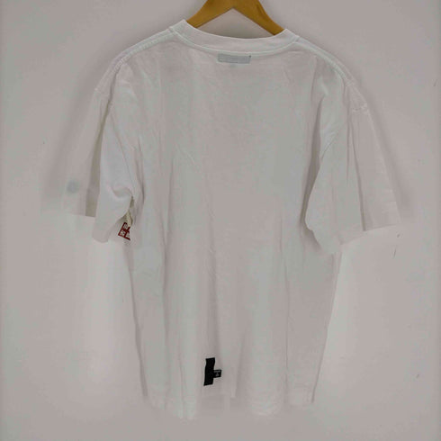 チャリアンドコー chari&co ロゴプリントクルーネックTシャツ メンズ