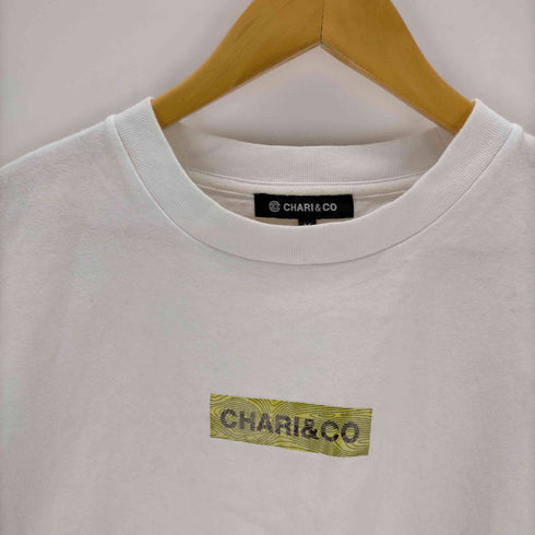 チャリアンドコー chari&co ロゴプリントクルーネックTシャツ メンズ