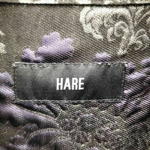 ハレ HARE 23SS レトロモチーフジャガードシャツ メンズ FREE
