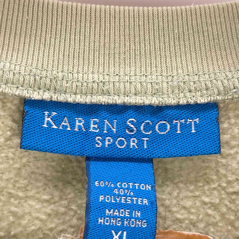 カレンスコット KAREN SCOTT クルーネックスウェット レディース import:XL