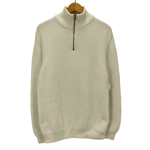 ザラ ZARA ハイネック ハーフジップ ニット メンズ import:M