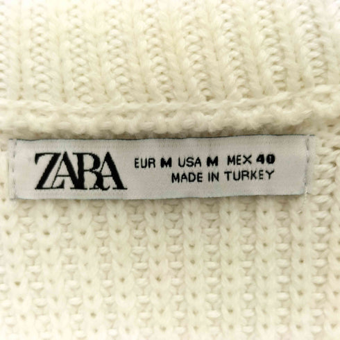 ザラ ZARA ハイネック ハーフジップ ニット メンズ import:M