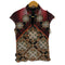 ヴィヴィアンタム VIVIENNE TAM 総柄 スキッパーパワーネット レディース 38