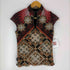 ヴィヴィアンタム VIVIENNE TAM 総柄 スキッパーパワーネット レディース 38