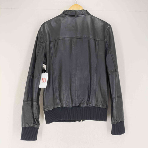 ザラマン ZARA MAN リアルレザーシングルライダースジャケット メンズ JPN:M