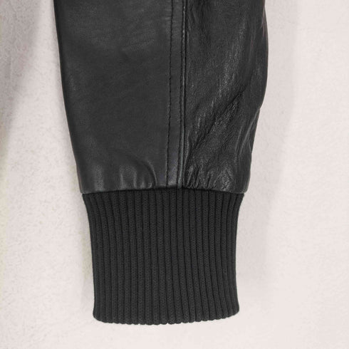 ザラマン ZARA MAN リアルレザーシングルライダースジャケット メンズ JPN:M