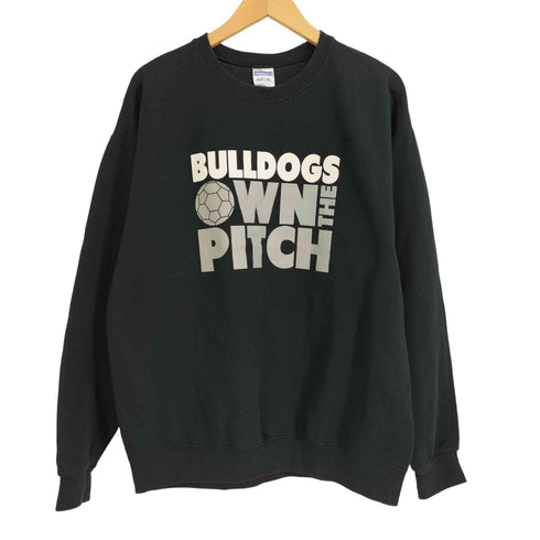 ジャージーズ JERZEES BULLDOGS WN THE PITCH プリントスウエット メンズ import:L
