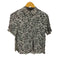 ザラ ZARA ゼブラ柄バンドカラーシャツ レディース import:XS