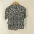 ザラ ZARA ゼブラ柄バンドカラーシャツ レディース import:XS