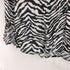 ザラ ZARA ゼブラ柄バンドカラーシャツ レディース import:XS